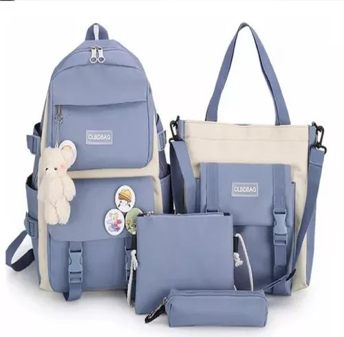 Set de mocaila 5 en 1: estilo, organización y comodidad para el día a día.