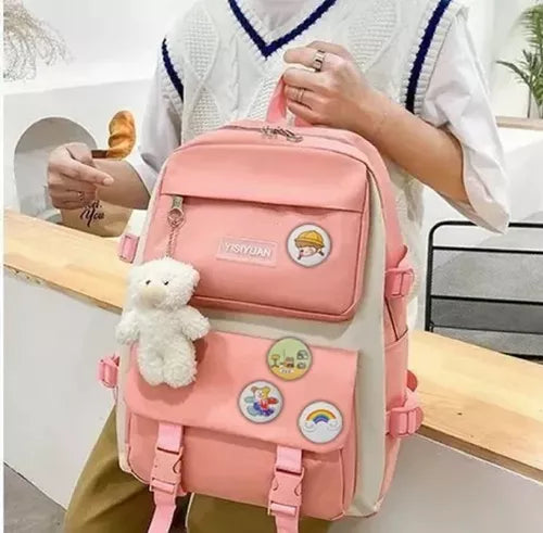 Set de mocaila 5 en 1: estilo, organización y comodidad para el día a día.