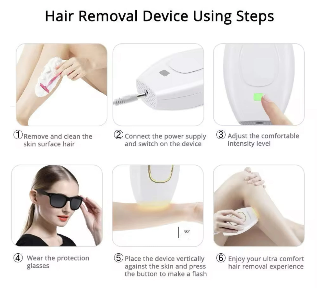 Depiladora Láser IPL – Piel Suave, Segura y Libre de Vello para Siempre