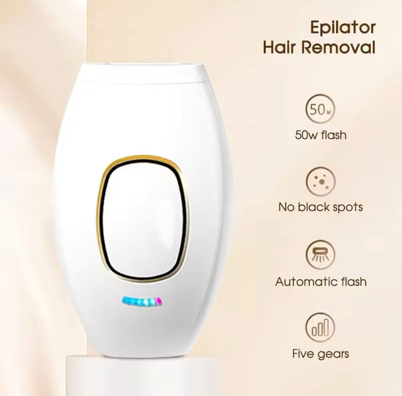 Depiladora Láser IPL – Piel Suave, Segura y Libre de Vello para Siempre