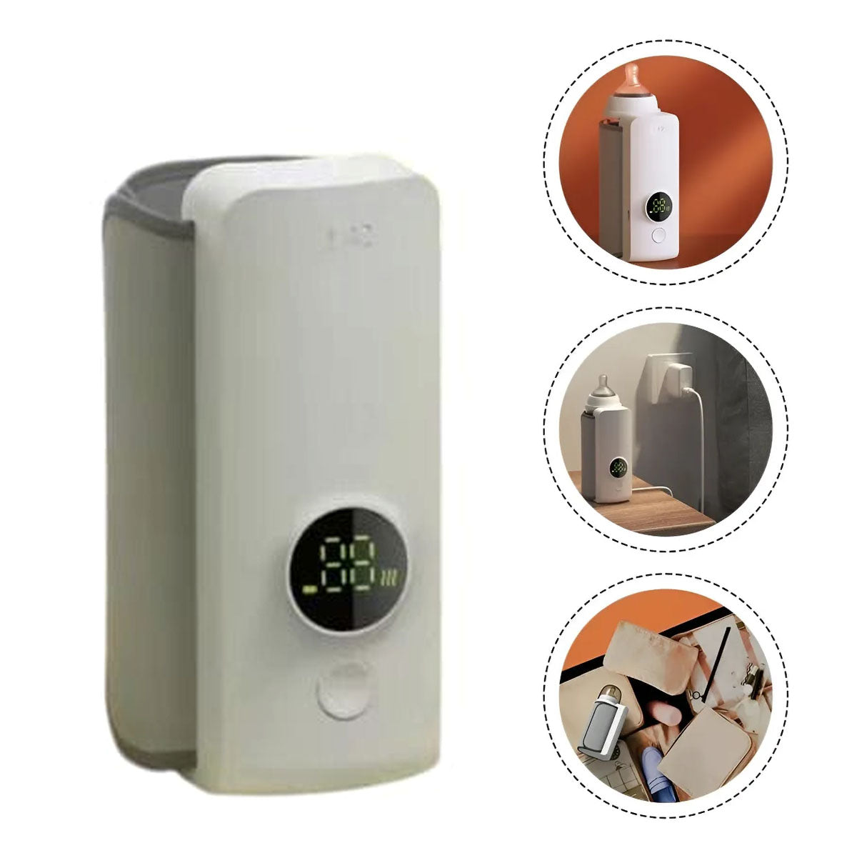 Calentador de Teteros Portátil – Práctico, Seguro y Perfecto para tu Bebé