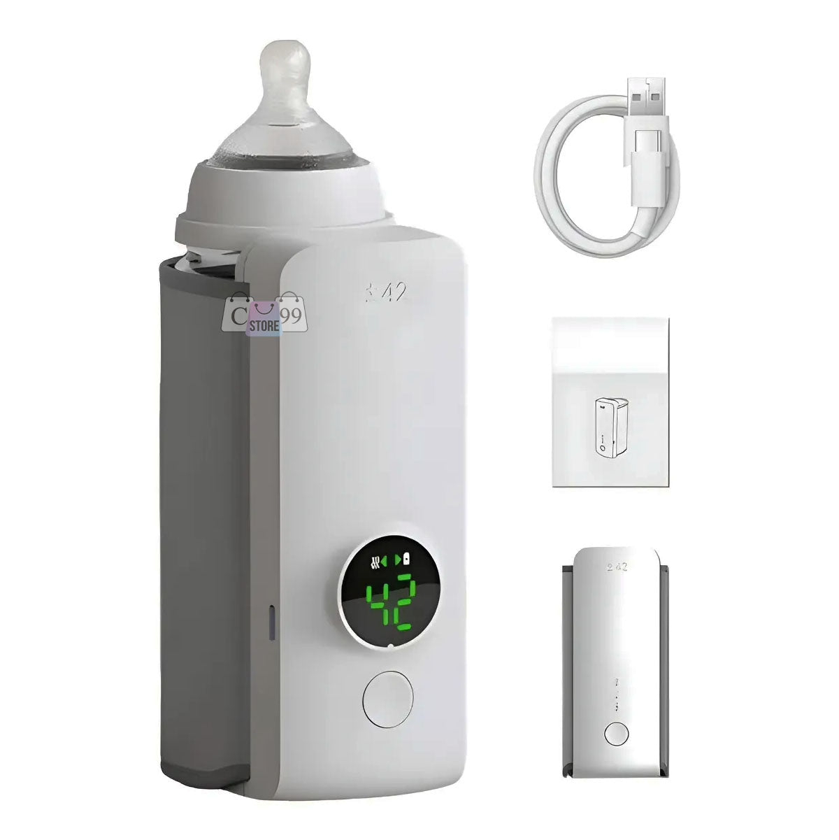 Calentador de Teteros Portátil – Práctico, Seguro y Perfecto para tu Bebé